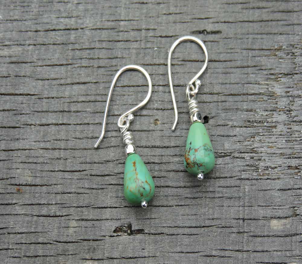 Dew Drop Turquoise Earrings H